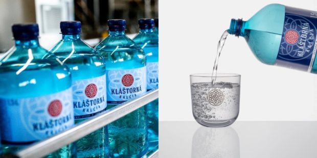 Láhev Kláštorná Kalcia zvítězila na Global Water Drinks Awards