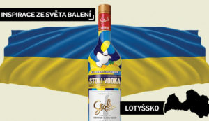 Inspirace z Lotyšska: Stoli uvedla na trh limitovanou edici lahví vodky s ukrajinskou tématikou