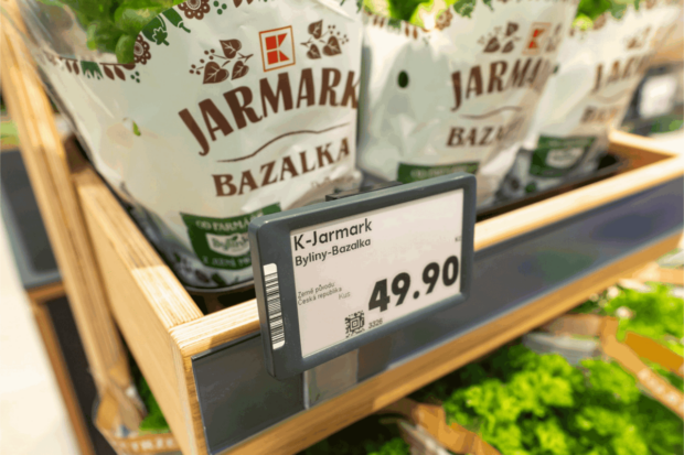 Kaufland spouští elektronické etikety místo papírových