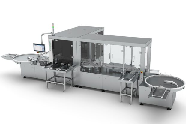 Syntegon uvádí platformu AIM9 pro vysokorychlostní kontrolu skleněných lahviček